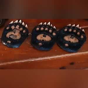 Set of 3 BEAR PAW LIGHT SWITCH COVERS NEW